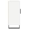 vidaXL Buffet blanc 90x34x80 cm bois d'ing&eacute;nierie