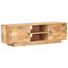 vidaXL Meuble TV 116x30x35 cm Bois de manguier solide