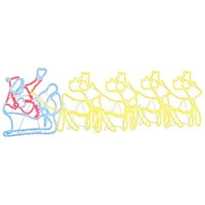 vidaXL Décoration de Noël avec 1224 LED Multicolore 69 x 79 cm PVC