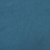vidaXL Chaise longue avec coussins bleu velours