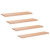 vidaXL Marches d'escalier 4 pi&egrave;ces 120 x 25 x 2 cm Naturel