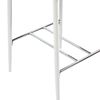 vidaXL Ensemble de bar 3 pcs Similicuir Blanc