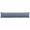 vidaXL Coussins de canapé 2 pcs Bleu 200 x 40 cm