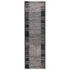 vidaXL Tapis Couloir FLORNES Tiss&eacute; Gris PP 7 mm
