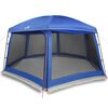 vidaXL Tente de piscine moustiquaire amovible parois maille bleu azur