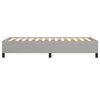 vidaXL Cadre de lit sans matelas gris clair 90x200 cm tissu
