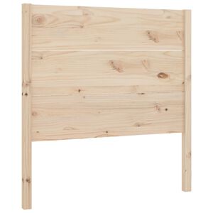 vidaXL T&ecirc;te de lit 81x4x100 cm Bois massif de pin
