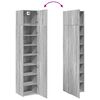 vidaXL Armoire de rangement mince sonoma gris 45x42,5x225 cm