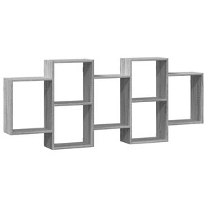 vidaXL &Eacute;tag&egrave;re murale sonoma gris 159x18x65 cm bois d'ing&eacute;nierie