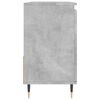 vidaXL Armoire de salle de bain gris béton 65x33x60 cm