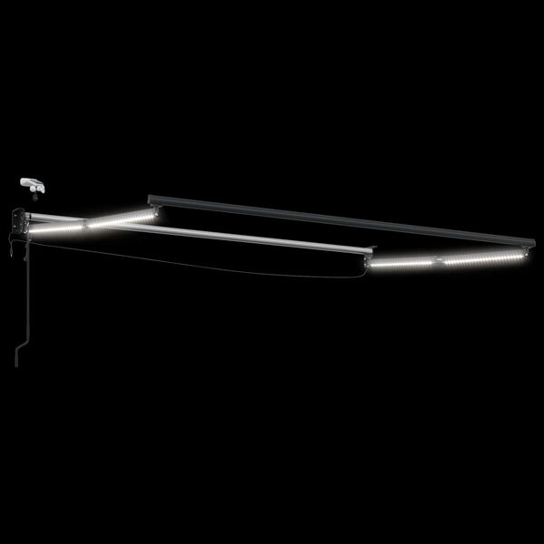 vidaXL Cadre de store r&eacute;tractable &eacute;lectrique Anthracite 2,5 x 2 m