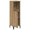 vidaXL Armoire de salle de bain chêne artisanal 30x30x100 cm