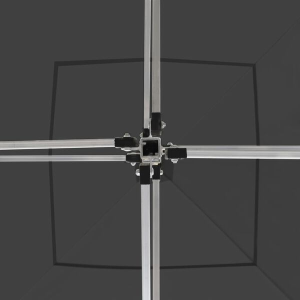 vidaXL Tente de réception pliable Aluminium 3 x 3 m Anthracite