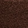 vidaXL Tapis d'escalier 15 pi&egrave;ces 65 x 21 x 4 cm Marron Demi-rond Grand