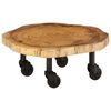 vidaXL Table basse bois d'acacia massif 60x55x25 cm