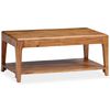 vidaXL Table basse Bois massif 88x50x38 cm