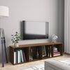 vidaXL Biblioth&egrave;que/Meuble TV Ch&ecirc;ne marron 143x30x36cm Bois ing&eacute;nierie