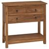 vidaXL Buffet Naturel 79 x 35 x 80 cm Bois de teck massif