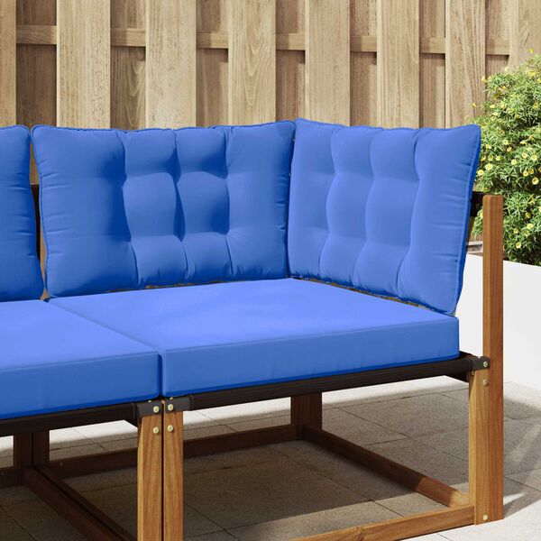 vidaXL Coussin de canap&eacute; d'ext&eacute;rieur 3 pcs Turquoise Polyester