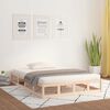 vidaXL Cadre de lit sans matelas 140x190 cm bois massif