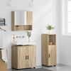 vidaXL Ensemble de mobilier de salle de bain 3 pcs Ch&ecirc;ne Sonoma