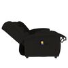 vidaXL Fauteuil de massage inclinable &agrave; 2 places noir tissu