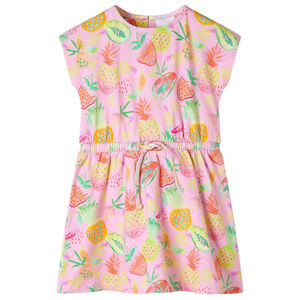 vidaXL Robe pour enfants rose p&acirc;le 104