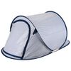 Redcliffs Tente escamotable 2 personnes 220x120x90 cm Blanc et bleu