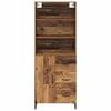 vidaXL Haut Armoire Bois Ancien 69,5 x 34 x 180 cm Bois d'ing&eacute;nierie