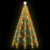 vidaXL Guirlande lumineuse d'arbre de No&euml;l 250 LED color&eacute;es 250 cm