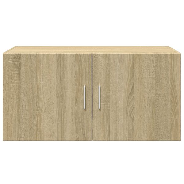 vidaXL Armoire murale ch&ecirc;ne sonoma 80x42,5x40 cm bois d'ing&eacute;nierie
