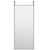 vidaXL Miroir de porte Noir 40x100 cm Verre et aluminium