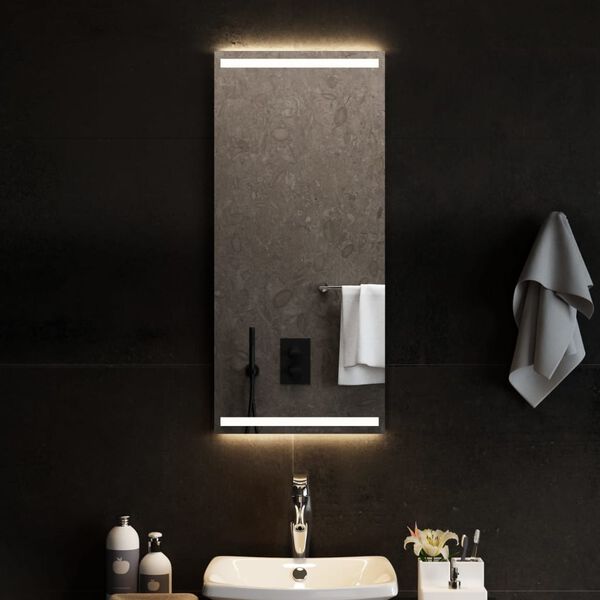 vidaXL Miroir de salle de bain &agrave; LED 40x90 cm