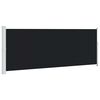 vidaXL Auvent lat&eacute;ral r&eacute;tractable de patio 180x514 cm Noir