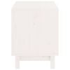 vidaXL Niche pour chien Blanc 50x40x52 cm Bois de pin massif