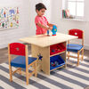 KidKraft Ensemble de table et 2 chaises avec motif d'étoile