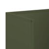 vidaXL Portant de bois chauffage vert olive 40x30x80 cm