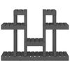 vidaXL Support à plantes Gris 104,5x25x77,5 cm Bois massif de pin