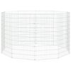 vidaXL Enclos d'animaux en liberté 10 panneaux 54x100 cm fer galvanisé