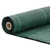 vidaXL Membrane anti-mauvaises herbes vert 2x200 m PP