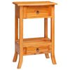 vidaXL Table console avec tiroir Naturel 50,5 x 30 x 75,5 cm