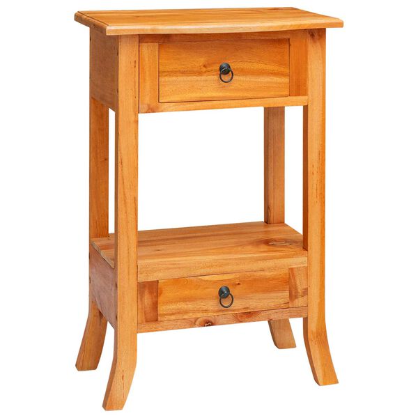 vidaXL Table console avec tiroir Naturel 50,5 x 30 x 75,5 cm