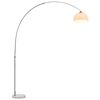 vidaXL Lampe à arc 60 W Argenté E27 200 cm