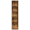 vidaXL Bibliothèque vieux bois 40x24x176 cm bois d'ingénierie