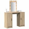 vidaXL Table de Toilette Marron 102 x 33 x 135 cm Bois d'ingénierie