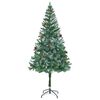 vidaXL Sapin de No&euml;l artificiel avec 300 LED Vert 180 cm PVC et Acier