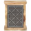 vidaXL Table de chevet avec porte 40x30x50 cm Bois de manguier solide