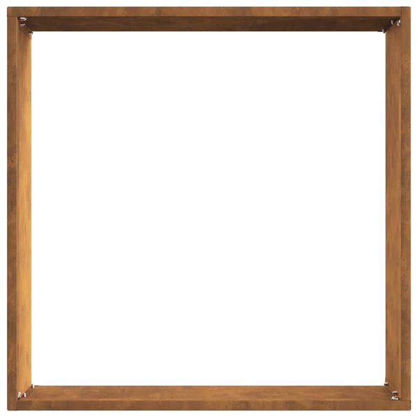 vidaXL Bordure de Pelouse Rouillé 40 x 40 x 13 cm