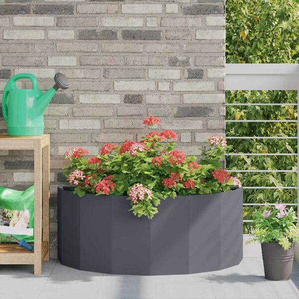 vidaXL Jardini&egrave;re Anthracite 90 x 45 x 35 cm Acier