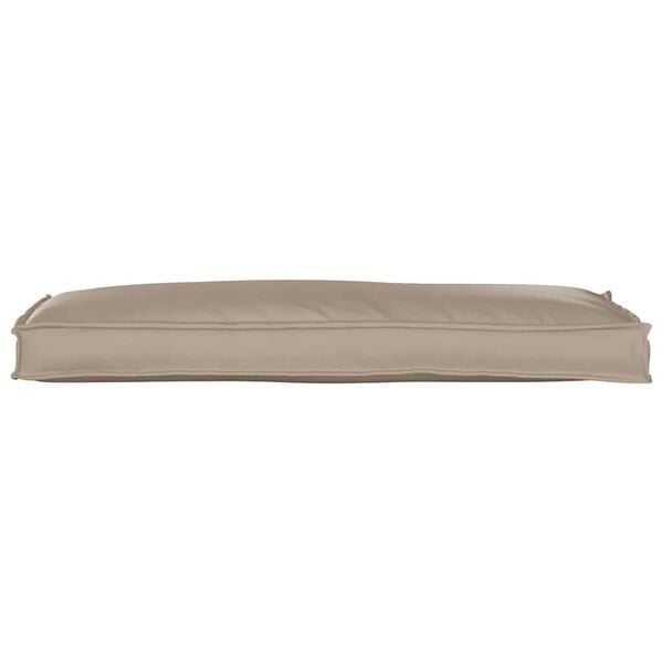 vidaXL Coussin Taupe 110 x 40 x 8 cm Tissu Oxford